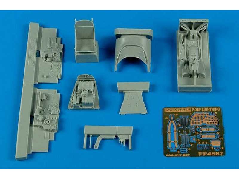 P-38F Lightning cockpit set - Academy - zdjęcie 1