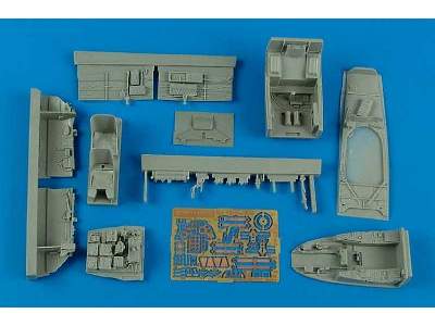 Me 410B-2/U4 cockpit set - Meng - zdjęcie 1