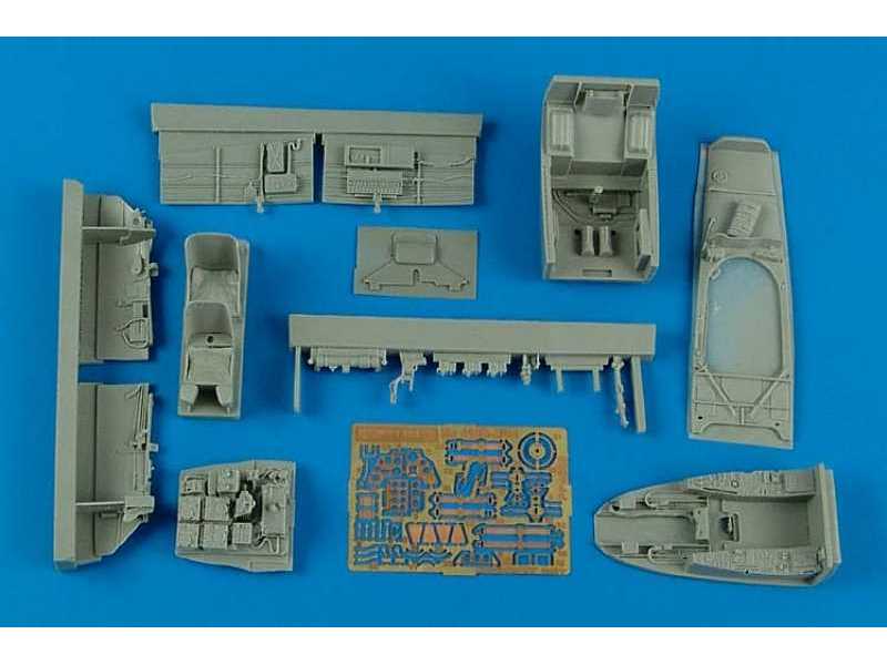 Me 410B-2/U4 cockpit set - Meng - zdjęcie 1