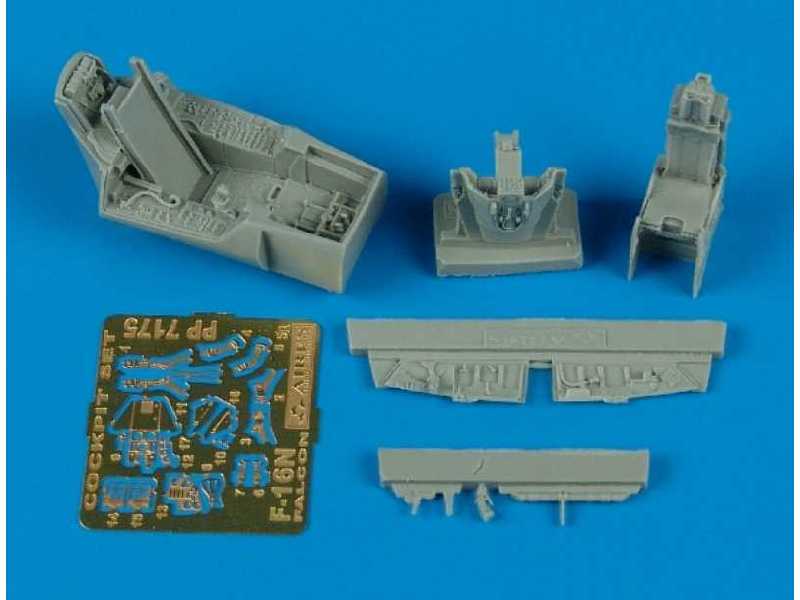 F-16N Aggressor cockpit set - Hasegawa - zdjęcie 1 F-16N Aggressor cockpit set - Hasegawa - zdjęcie 1