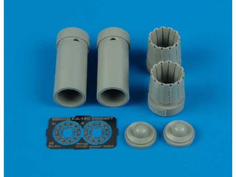 F/A-18C exhaust nozzles - opened - Hasegawa - zdjęcie 1 F/A-18C exhaust nozzles - opened - Hasegawa - zdjęcie 1
