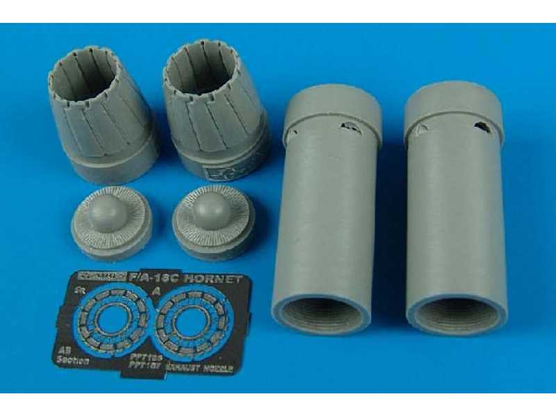 F/A-18C exhaust nozzles - closed - Hasegawa - zdjęcie 1 F/A-18C exhaust nozzles - closed - Hasegawa - zdjęcie 1