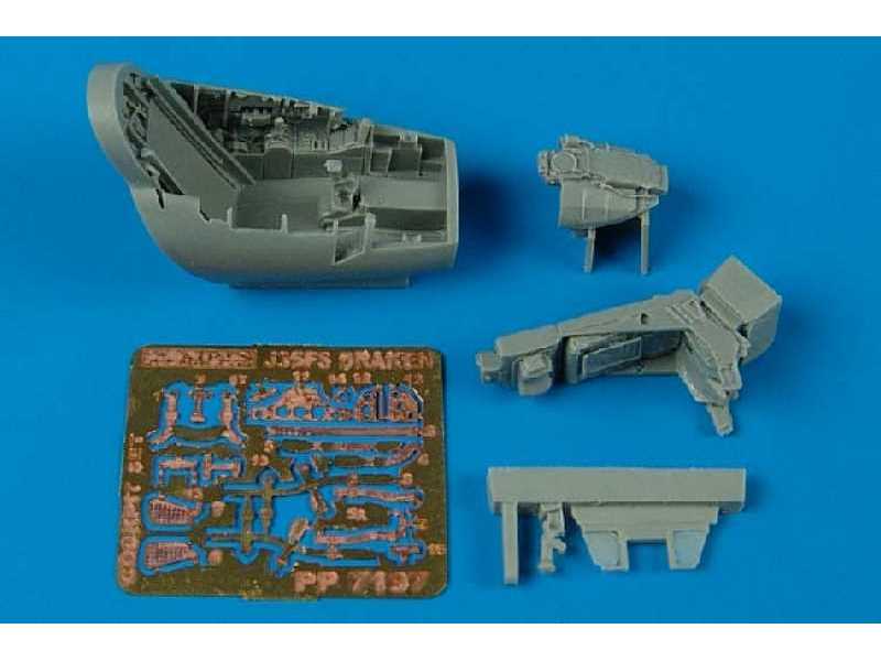 J35FS Draken cockpit set - Hasegawa - zdjęcie 1 J35FS Draken cockpit set - Hasegawa - zdjęcie 1