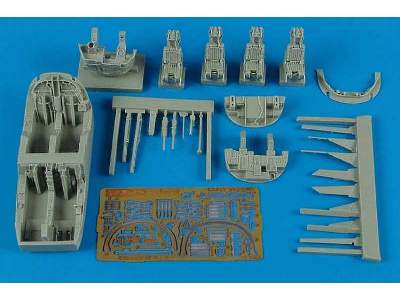 EA-6B Prowler ICAP-2 (early) cockpit set - Hasegawa - zdjęcie 1
