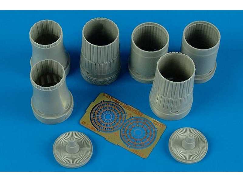 Su-33 Flanker D exhaust nozzles - Hasegawa - zdjęcie 1 Su-33 Flanker D exhaust nozzles - Hasegawa - zdjęcie 1