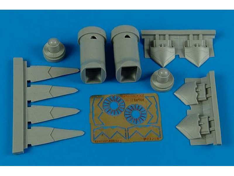 F-22A Raptor exhaust nozzles - Fujimi - zdjęcie 1 F-22A Raptor exhaust nozzles - Fujimi - zdjęcie 1