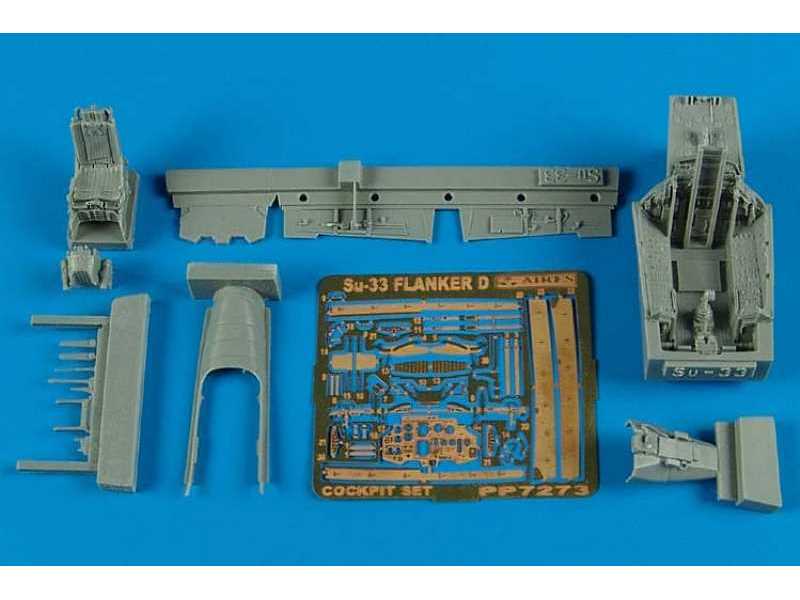 Su-33 Flanker D cockpit set - Hasegawa - zdjęcie 1 Su-33 Flanker D cockpit set - Hasegawa - zdjęcie 1