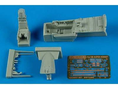 F/A-18E Super Hornet cockpit set - Hasegawa - zdjęcie 1