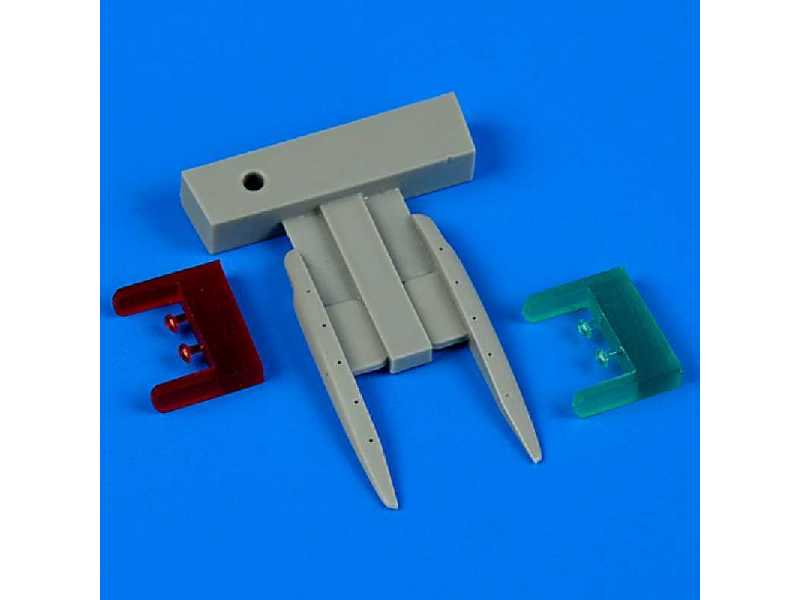 Bf 110C/D/E/F position lights - Eduard - zdjęcie 1 Bf 110C/D/E/F position lights - Eduard - zdjęcie 1