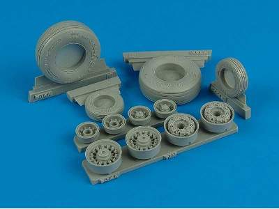 F-14A Tomcat weighted wheels - Tamiya - zdjęcie 1