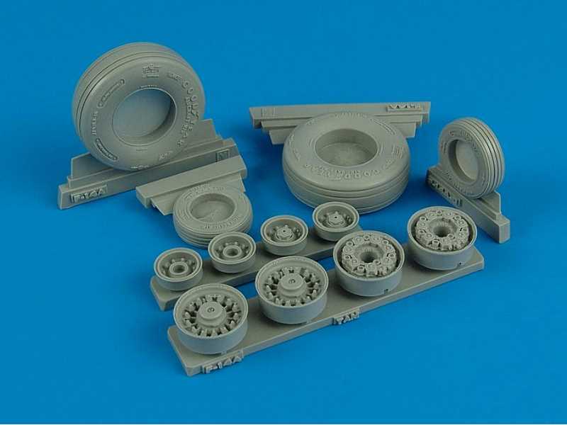 F-14A Tomcat weighted wheels - Tamiya - zdjęcie 1