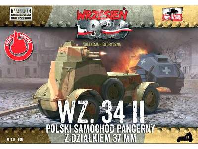 Wz. 34 II Polski samochód pancerny z działkiem 37mm - zdjęcie 1