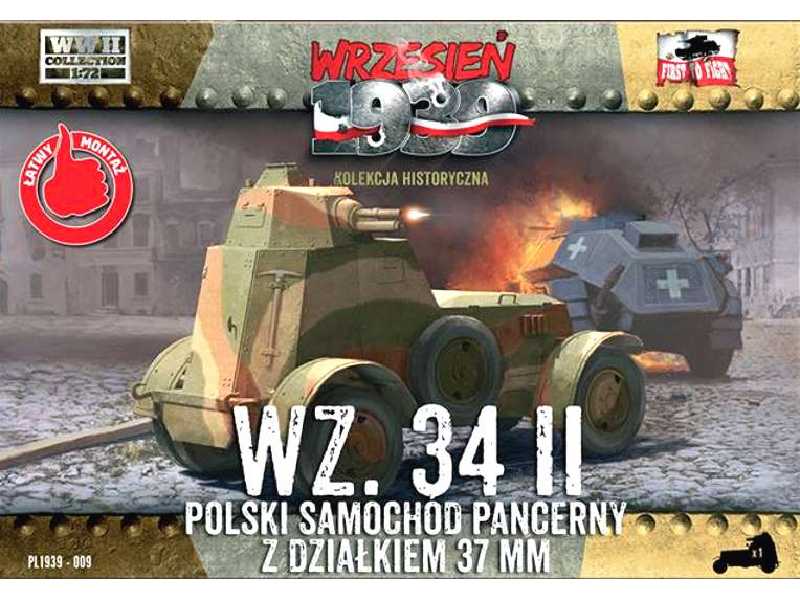 Wz. 34 II Polski samochód pancerny z działkiem 37mm - zdjęcie 1 Wz. 34 II Polski samochód pancerny z działkiem 37mm - zdjęcie 1