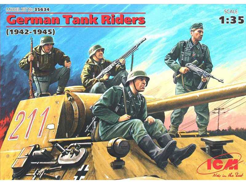 German Tank Riders (1942-1945) - zdjęcie 1 German Tank Riders (1942-1945) - zdjęcie 1