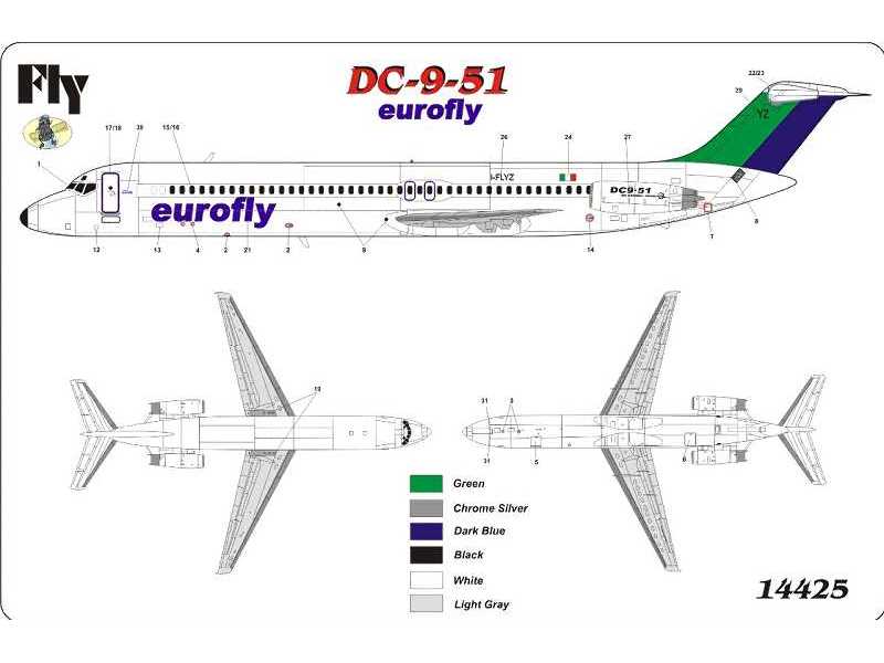 McDonnell Douglas DC-9-51 eurofly - zdjęcie 1