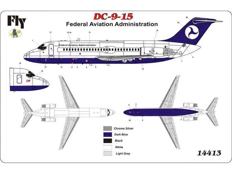 McDonnell Douglas DC-9-15 Federal Aviation Administration - zdjęcie 1