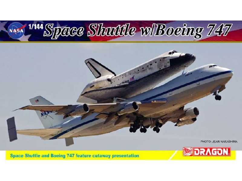 Prom kosmiczy + Boeing 747-100 - zdjęcie 1 Prom kosmiczy + Boeing 747-100 - zdjęcie 1