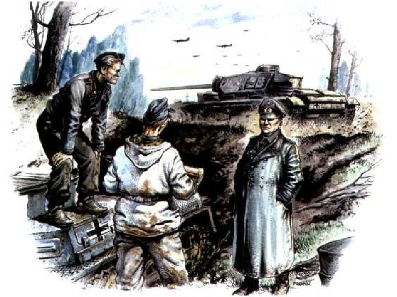 Figurki German tank crews (1943-1945) - zdjęcie 1 Figurki German tank crews (1943-1945) - zdjęcie 1