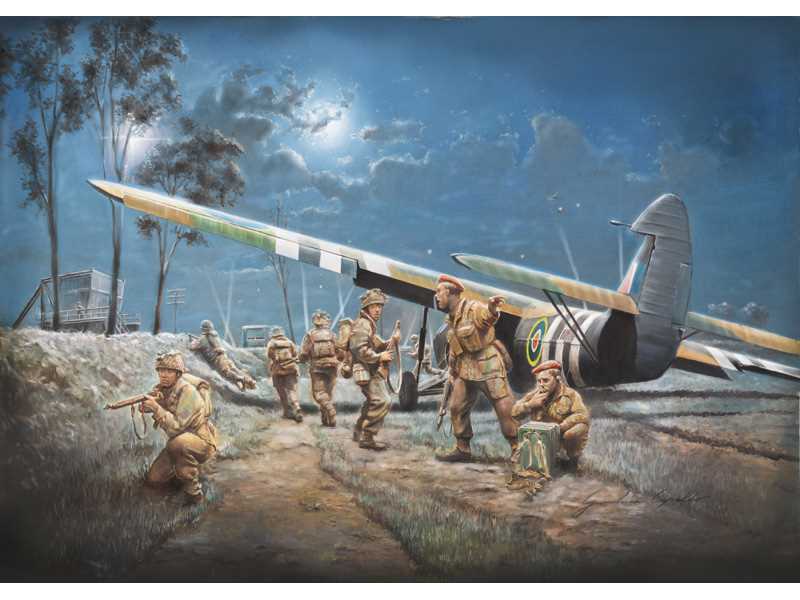 AS.51 Horsa Mk.I z brytyjskimi spadachroniarzami - zdjęcie 1 AS.51 Horsa Mk.I z brytyjskimi spadachroniarzami - zdjęcie 1