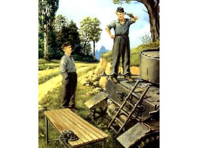 Figurki German tank repairmen (1940-1944)  - zdjęcie 1