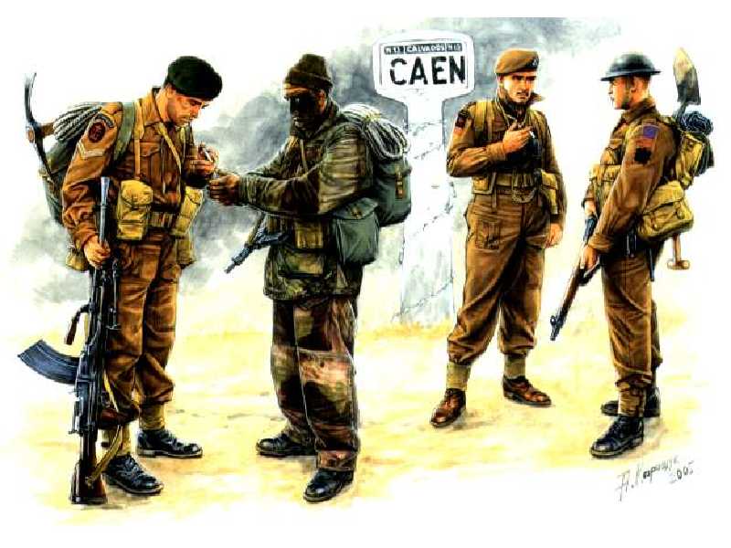 Figurki British troops, Caen - zdjęcie 1 Figurki British troops, Caen - zdjęcie 1