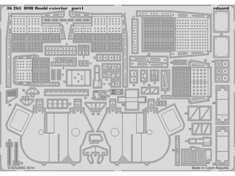 D9R Doobi exterior 1/35 - Meng - zdjęcie 1