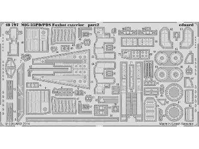 MiG-25PD/ PDS Foxbat exterior 1/48 - Kitty Hawk - zdjęcie 3