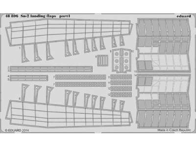 Su-2 landing flaps 1/48 - Zvezda - zdjęcie 1