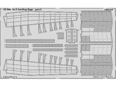 Su-2 landing flaps 1/48 - Zvezda - zdjęcie 2