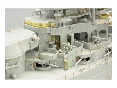 USS Arizona part 6 - superstructure 1/200 - Trumpeter - zdjęcie 6