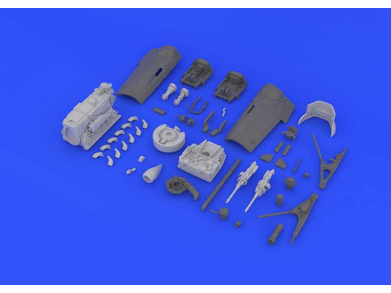 Bf 109G-6 engine and guns 1/48 - Eduard - zdjęcie 1 Bf 109G-6 engine and guns 1/48 - Eduard - zdjęcie 1