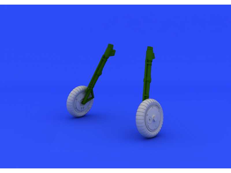Bf 109G-6 wheels 1/48 - Eduard - zdjęcie 1 Bf 109G-6 wheels 1/48 - Eduard - zdjęcie 1