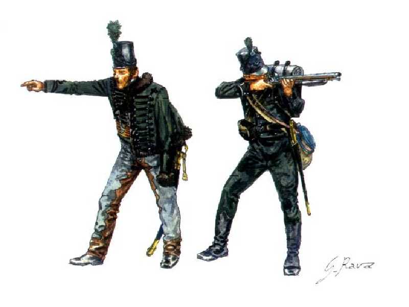 Figurki British 95th rgt. Green Jackets - zdjęcie 1 Figurki British 95th rgt. Green Jackets - zdjęcie 1