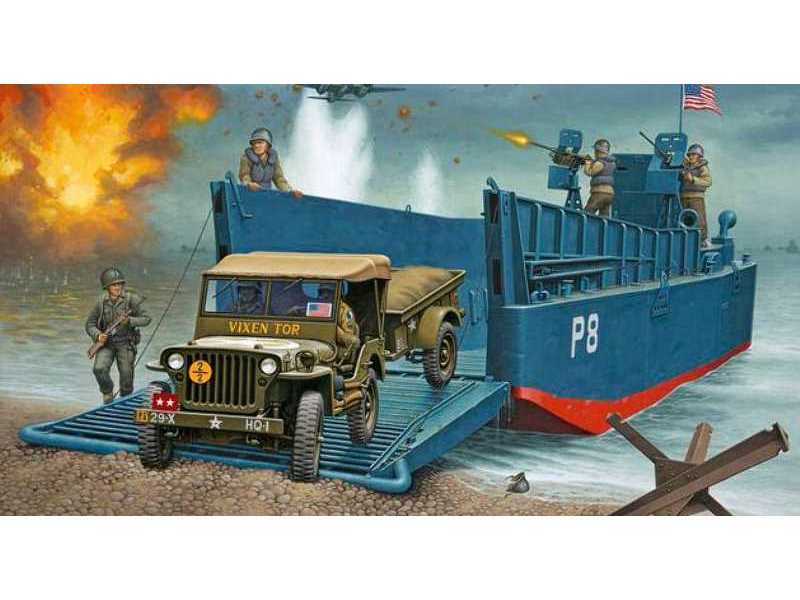 D-Day Set (LCM3 & 4x4 Off-Road Vehicle) - zdjęcie 1 D-Day Set (LCM3 & 4x4 Off-Road Vehicle) - zdjęcie 1