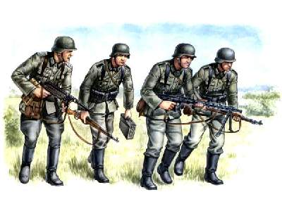 Figurki German panzergrenadiers (1939-1942) - zdjęcie 1