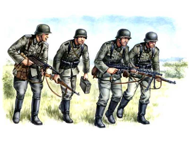 Figurki German panzergrenadiers (1939-1942) - zdjęcie 1