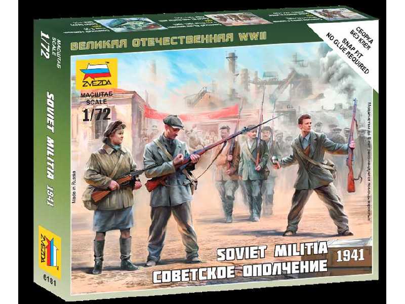 Radziecka milicja - 1941 - zdjęcie 1 Radziecka milicja - 1941 - zdjęcie 1