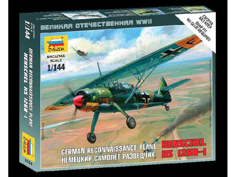 Henschel Hs 126 - niemiecki samolot zwiadowczy - zdjęcie 1 Henschel Hs 126 - niemiecki samolot zwiadowczy - zdjęcie 1