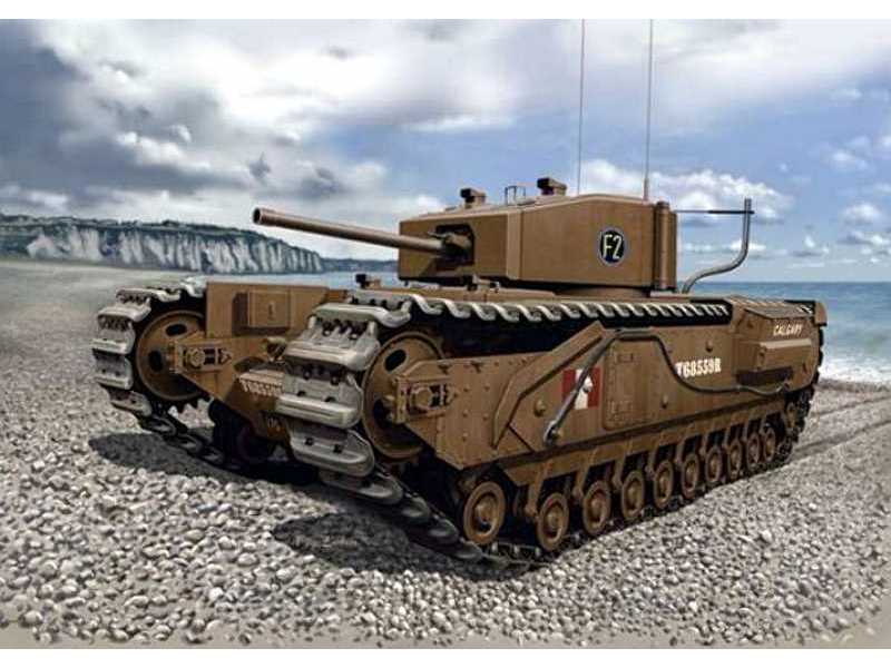 Churchill Mk.III, Dieppe 1942 - zdjęcie 1 Churchill Mk.III, Dieppe 1942 - zdjęcie 1