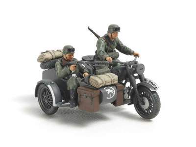 German Motorcycle w/Sidecar  - zdjęcie 1