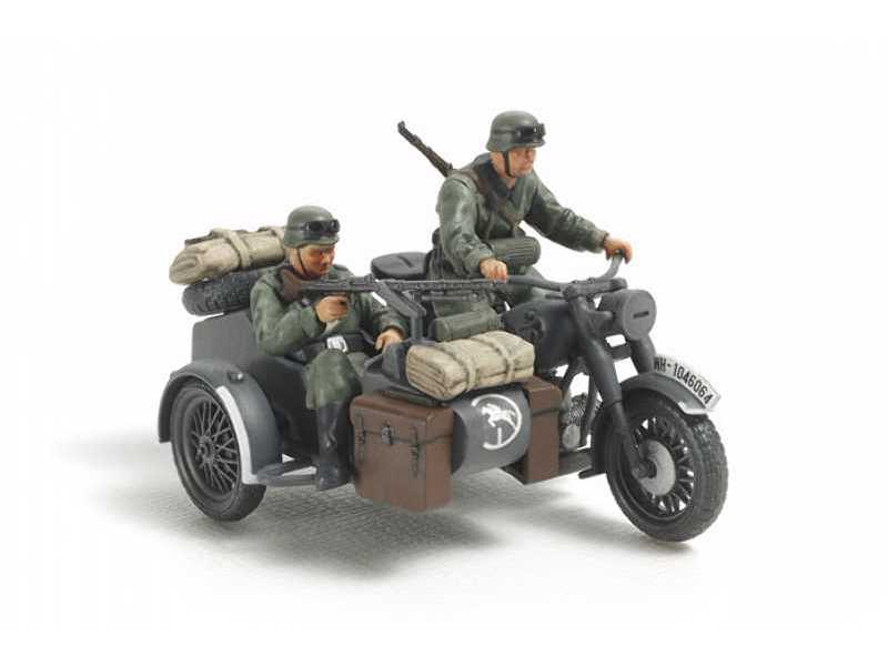 German Motorcycle w/Sidecar  - zdjęcie 1