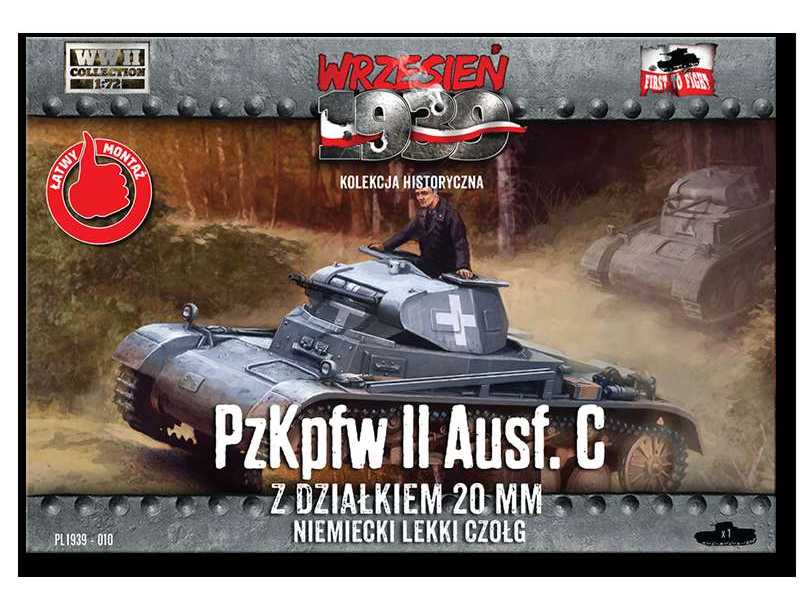 PzKpfw II Ausf. C z działkiem 20 mm niemiecki lekki czołg - zdjęcie 1