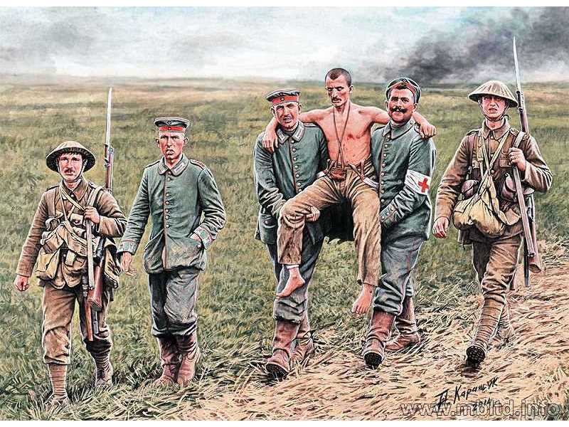 Brytyjscy i niemieccy zołnierze Bitwa pod Sommą - 1916 - zdjęcie 1 Brytyjscy i niemieccy zołnierze Bitwa pod Sommą - 1916 - zdjęcie 1
