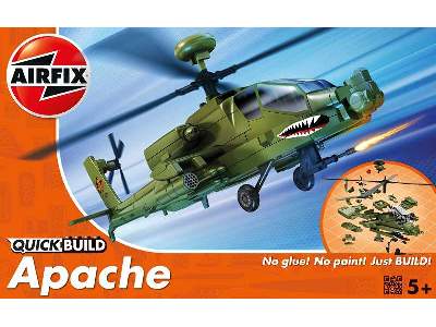 QUICK BUILD Apache Helicopter - zdjęcie 1