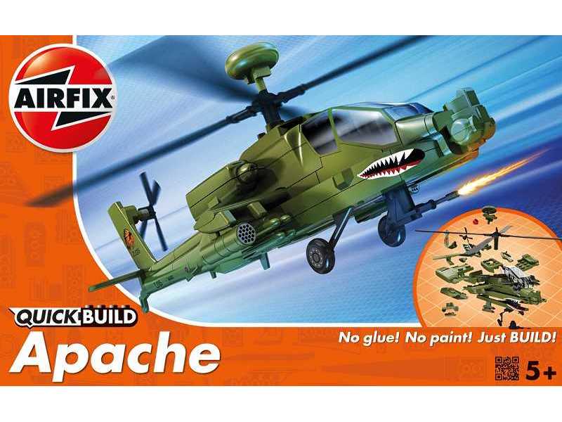 QUICK BUILD Apache Helicopter - zdjęcie 1 QUICK BUILD Apache Helicopter - zdjęcie 1