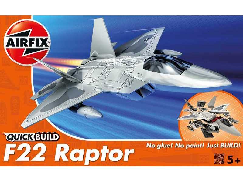 QUICK BUILD F22 Raptor - zdjęcie 1 QUICK BUILD F22 Raptor - zdjęcie 1