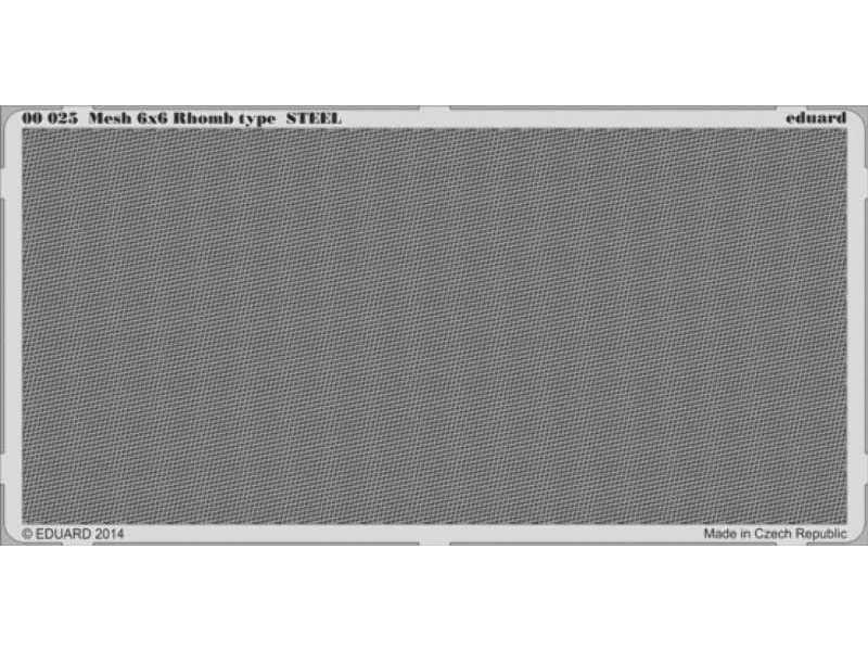 Mesh 6x6 Rhomb type STEEL - zdjęcie 1 Mesh 6x6 Rhomb type STEEL - zdjęcie 1