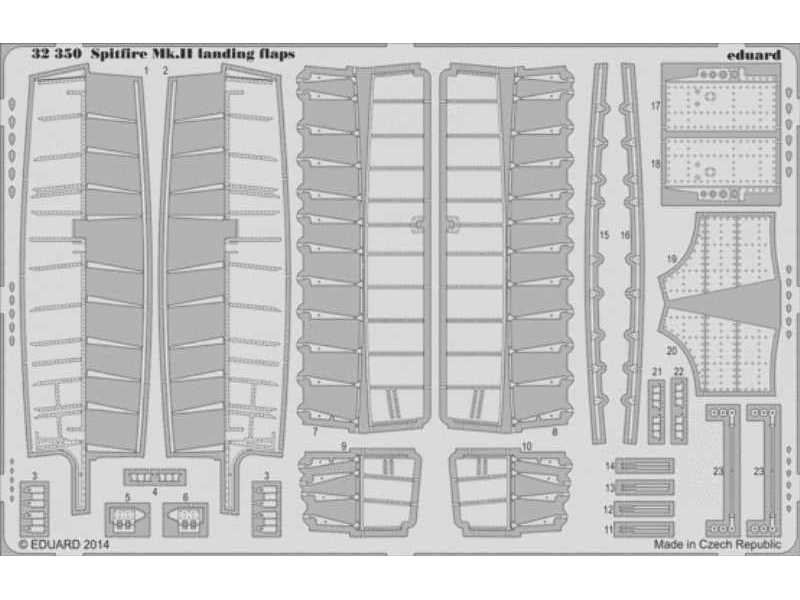 Spitfire Mk. II landing flaps 1/32 - Revell - zdjęcie 1