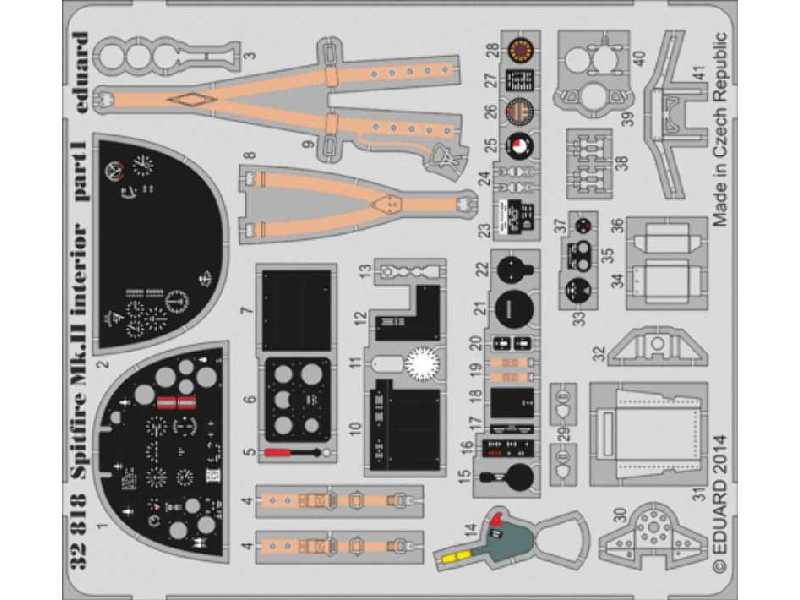 Spitfire Mk. II interior S. A. 1/32 - Revell - zdjęcie 1 Spitfire Mk. II interior S. A. 1/32 - Revell - zdjęcie 1
