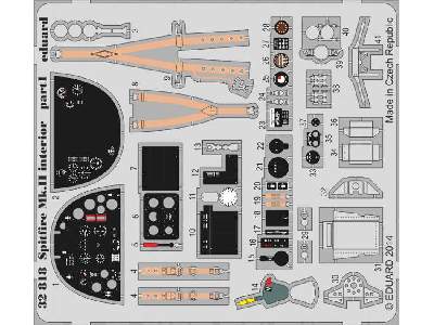 Spitfire Mk. II interior S. A. 1/32 - Revell - zdjęcie 2